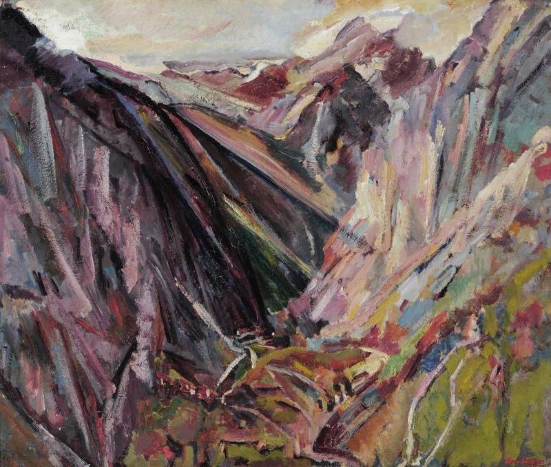 david bomberg valley of la hermida picos de europa asturias spain 1935 image courtesy museums sheffield