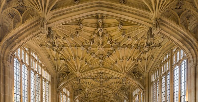Divinity The interior roof of the Bodleian Library’s Divinity School
