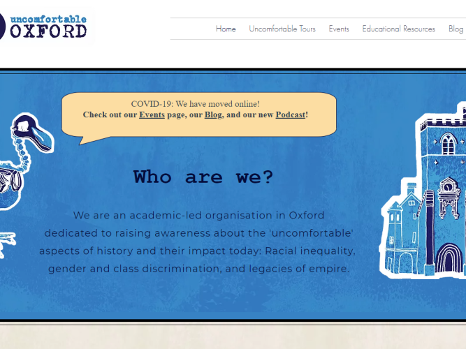 uncomfortable oxford website