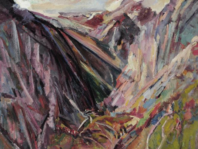 david bomberg valley of la hermida picos de europa asturias spain 1935 image courtesy museums sheffield
